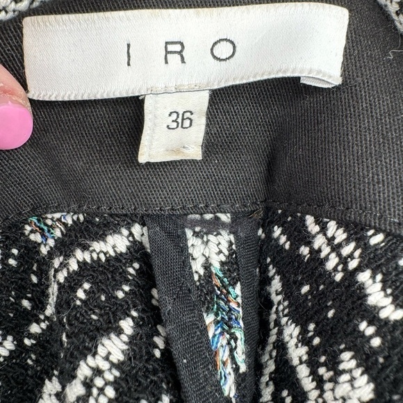 IRO Kroe Paris Tweed Jacquard Jacket Size 36 Small - Picture 6 of 11